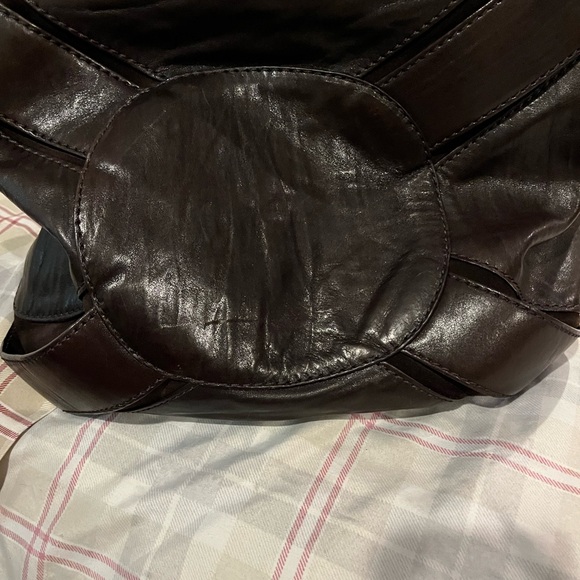 Jimmy CHOO dark brown leather bag. Great condition - Picture 4 of 6